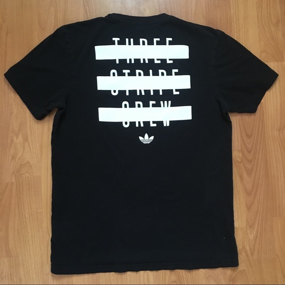 adidas Other - Adidas Three Stripes Crew Spell Out T-Shirt Medium
